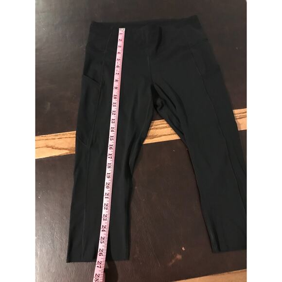 Lululemon Crop II 19" *Non-Reflective Black - Size 10 - Picture 8 of 9
